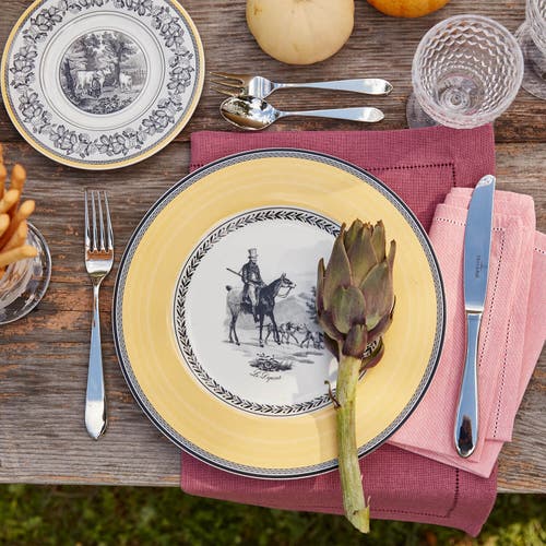 Villeroy & Boch Audun Chasse Dinner Plate In Yellow