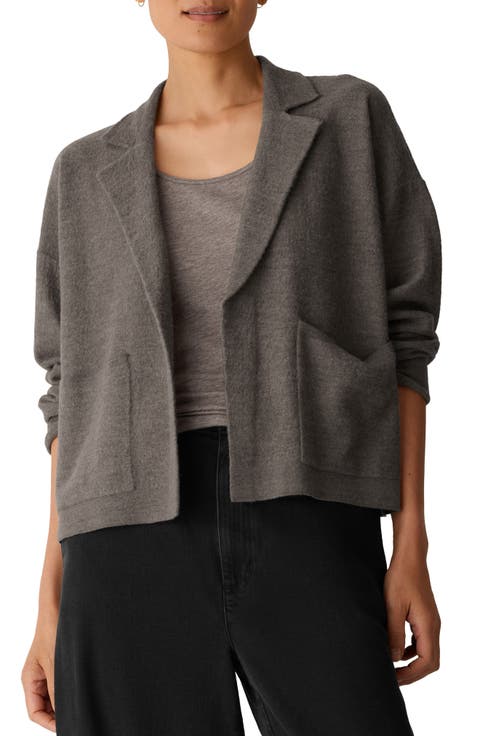 Notch Collar Cardigan