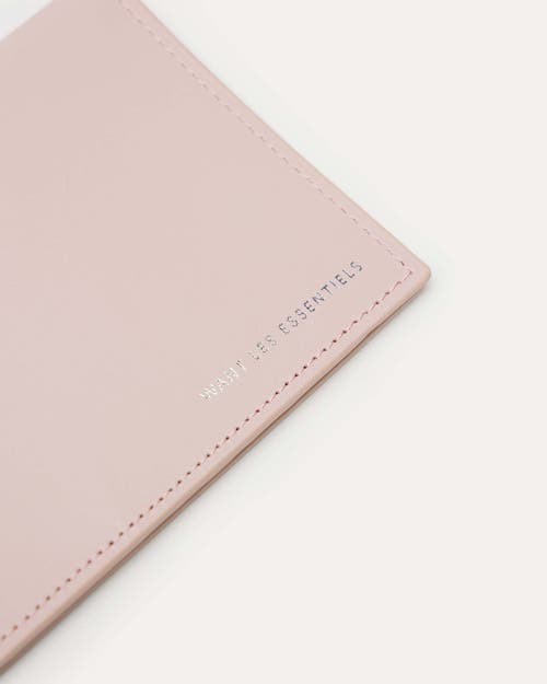 Shop Want Les Essentiels De La Vie Want Les Essentiels Arch Smooth Leather Passport Cover In Blush