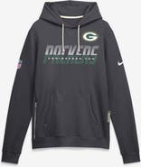Nike Men's Nike Charcoal Green Bay Packers Sideline Standard Issue Top Prospect Dri-FIT Hoodie