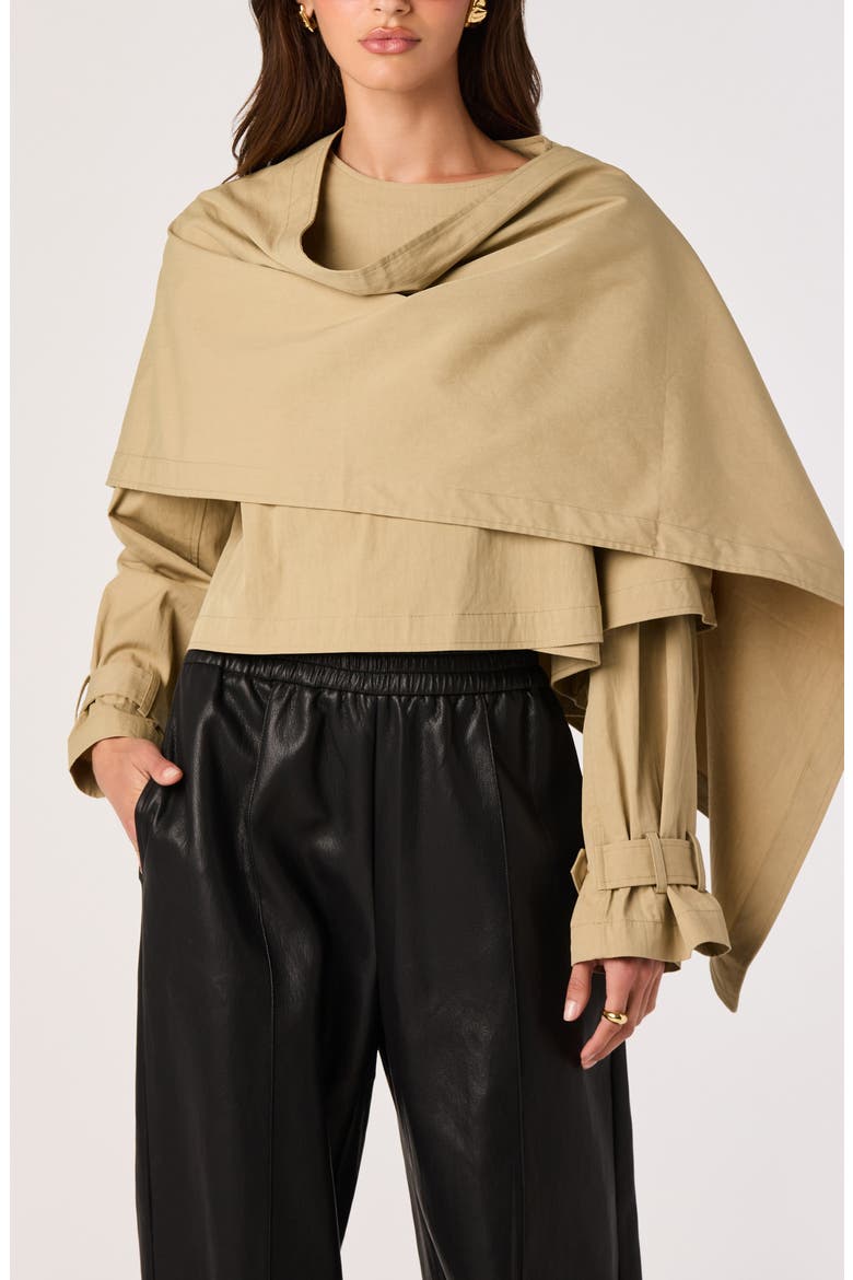 Seledra Cropped Jacket, Main, color, KHAKI