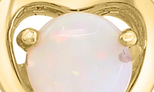 Effy Mother-of-pearl Heart Stud Earrings In Gold