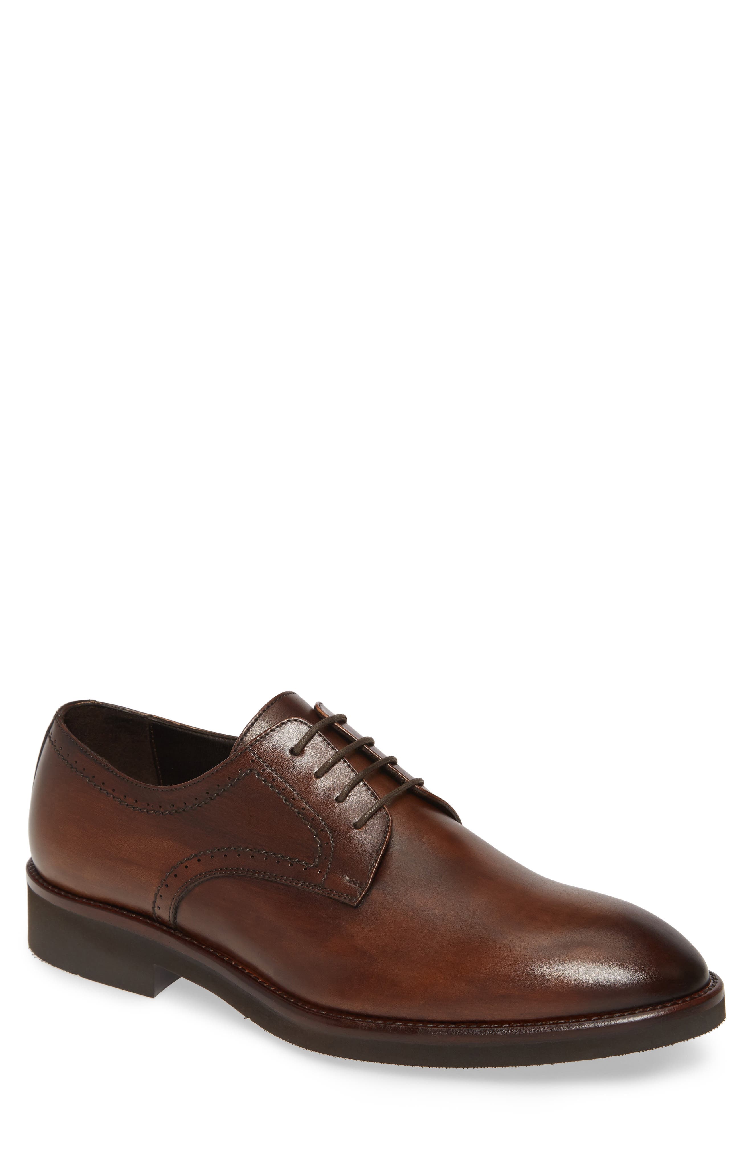 JOHNSTON & MURPHY COLLECTION Johnston & Murphy Ridgeland Plain Toe Derby, Main, color, 