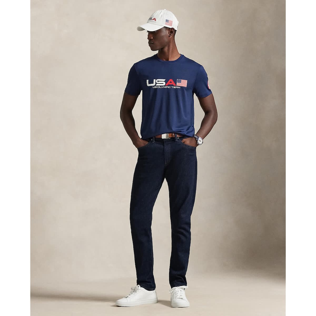 Men's Polo Ralph Lauren Team USA Stretch Jersey T-Shirt (Men