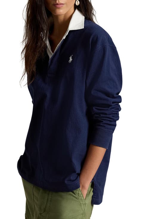Oversize Rugby Cotton Polo
