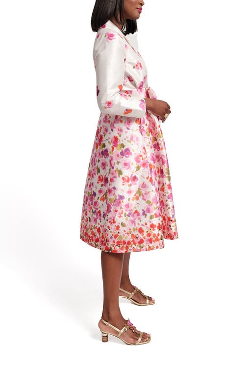 FRANCES VALENTINE FRANCES VALENTINE LUCILLE WRAP DRESS POCKET FULL OF POSIES 