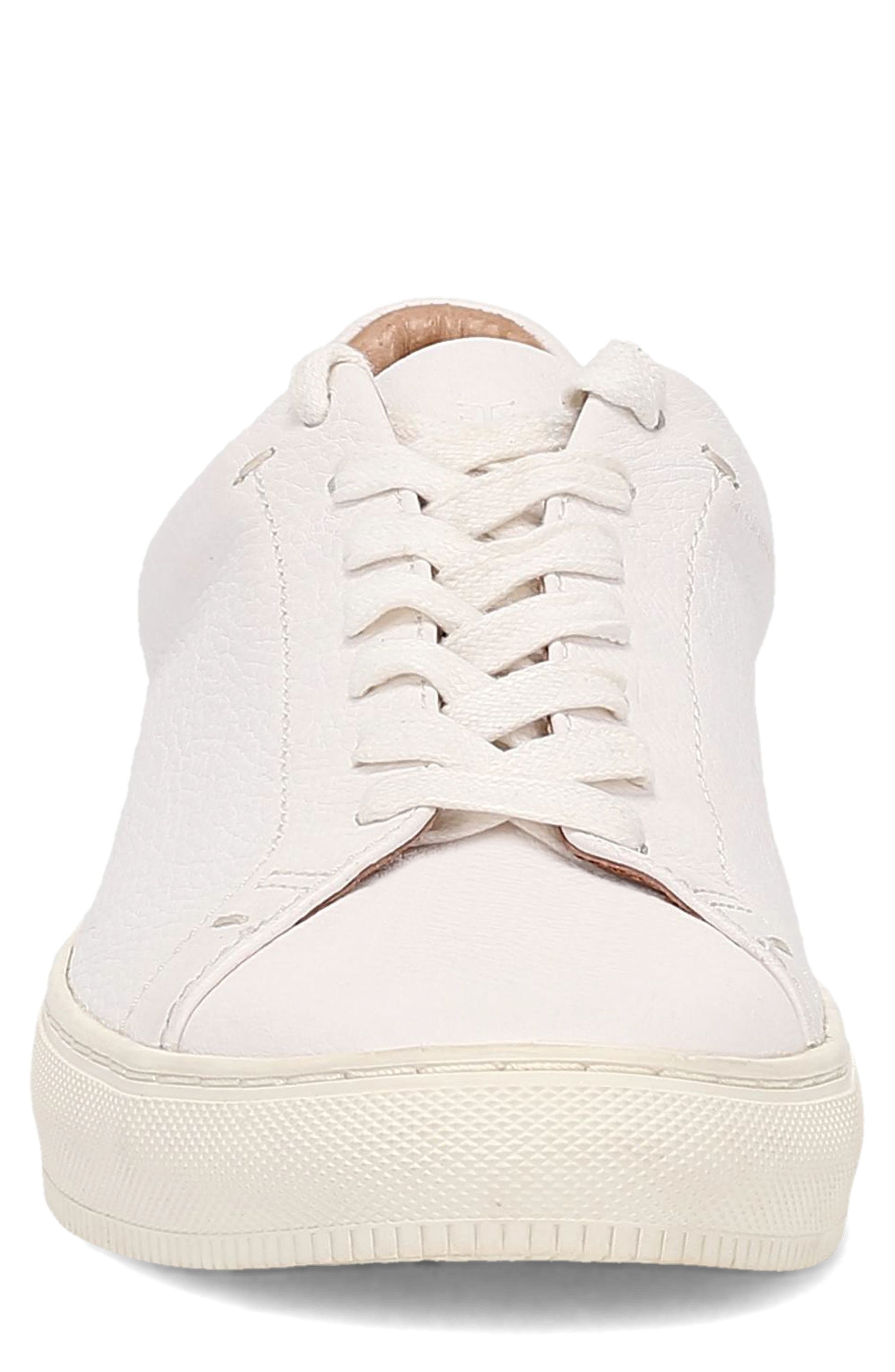 Frye Astor Low Top Sneaker, Alternate, color, White