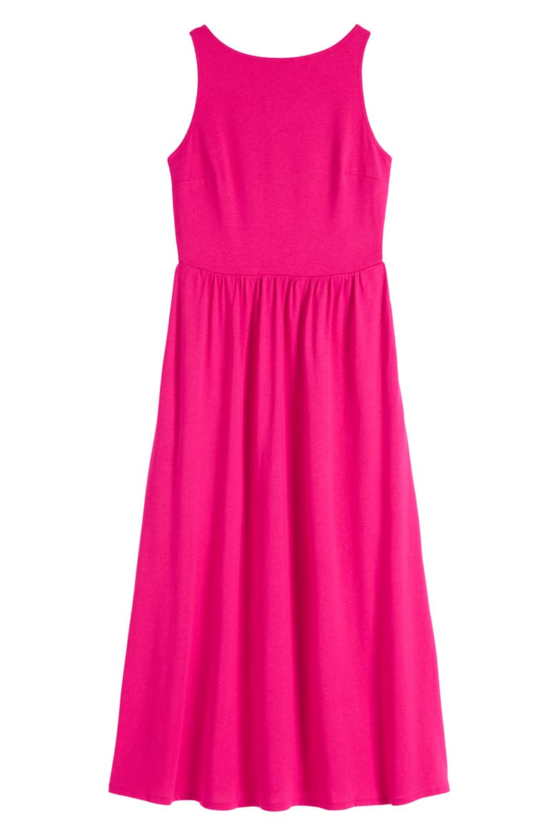 Saoirse Smock Back Cotton Blend Dress, Alternate, color, BRIGHT PINK