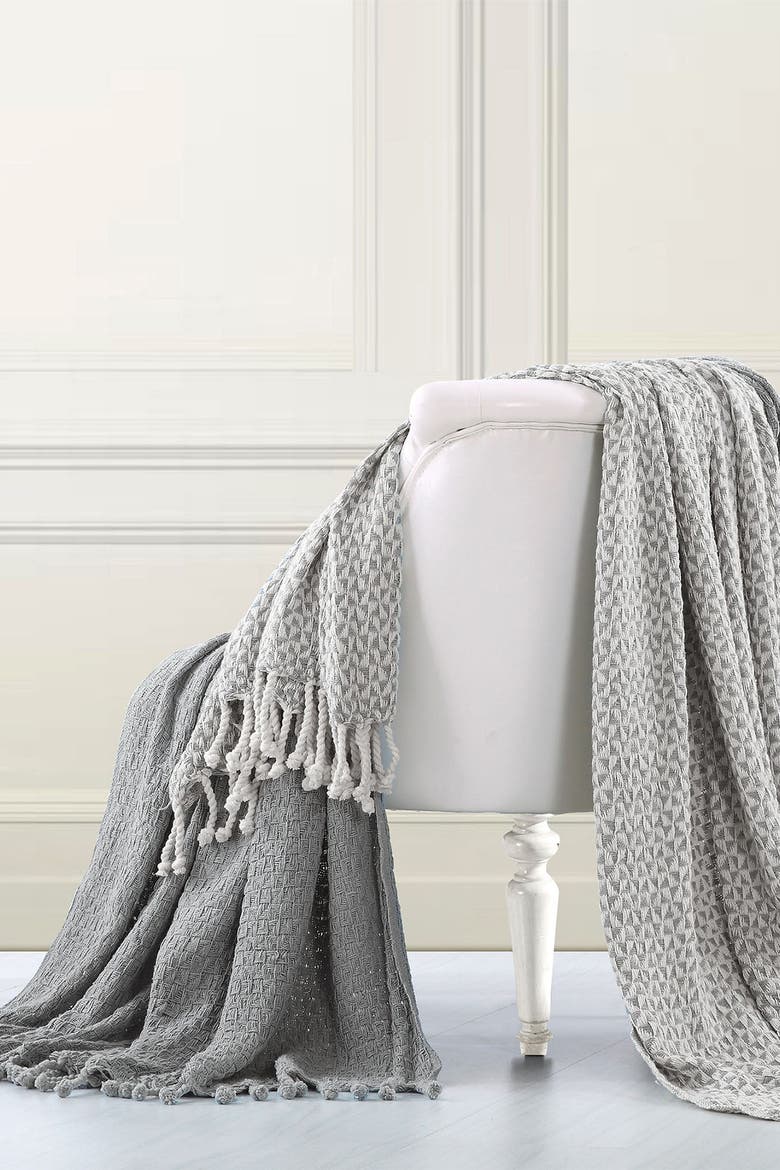 Gray Color Throw Modern Threads Grey Picasso Throw - Set of 2 | Nordstromrack