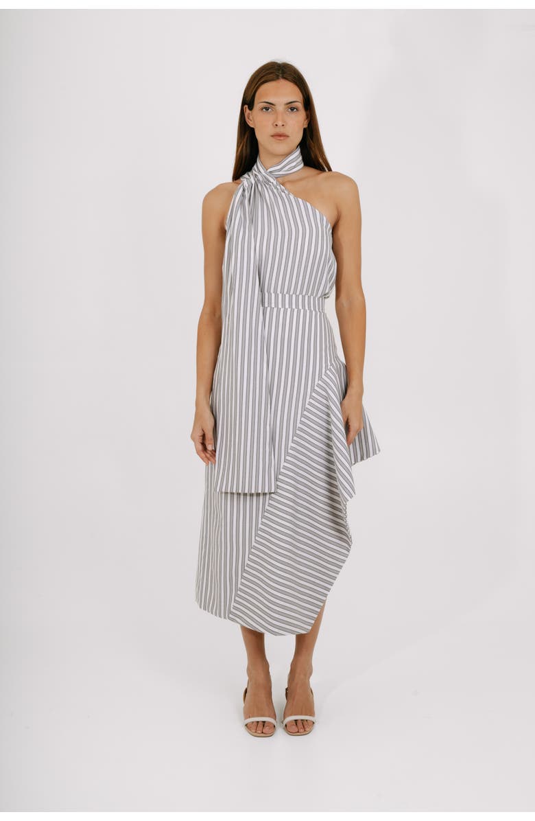 Valentina Gordon Cloud Skirt, Alternate, color, Grey Stripe