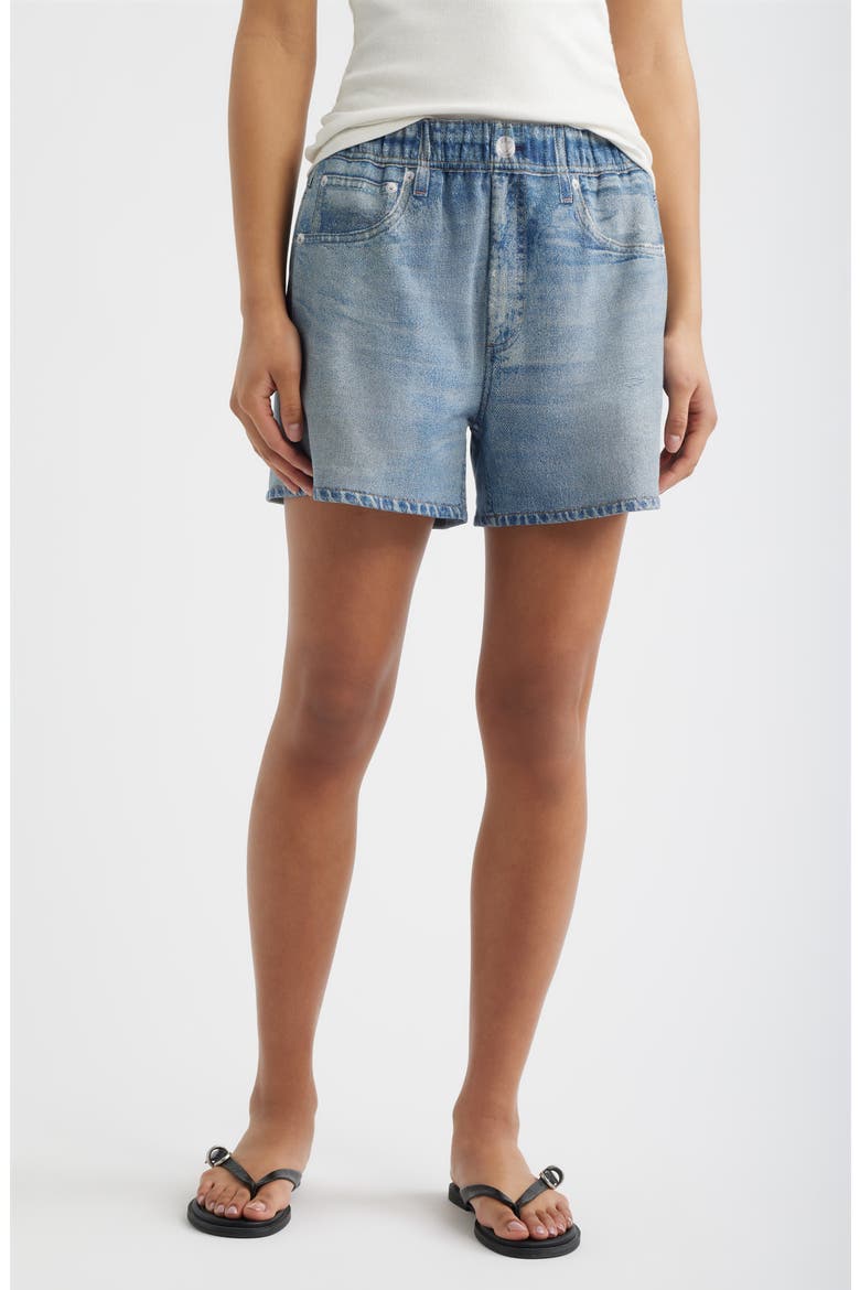 rb Miramar Cotton Terry Walking Shorts, Main, color, BLUE