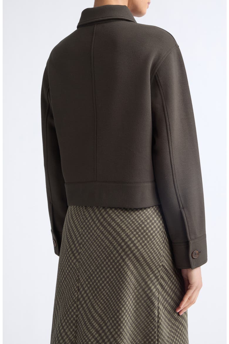 Textured Knit Zip Jacket, Alternate, color, DARK THYME