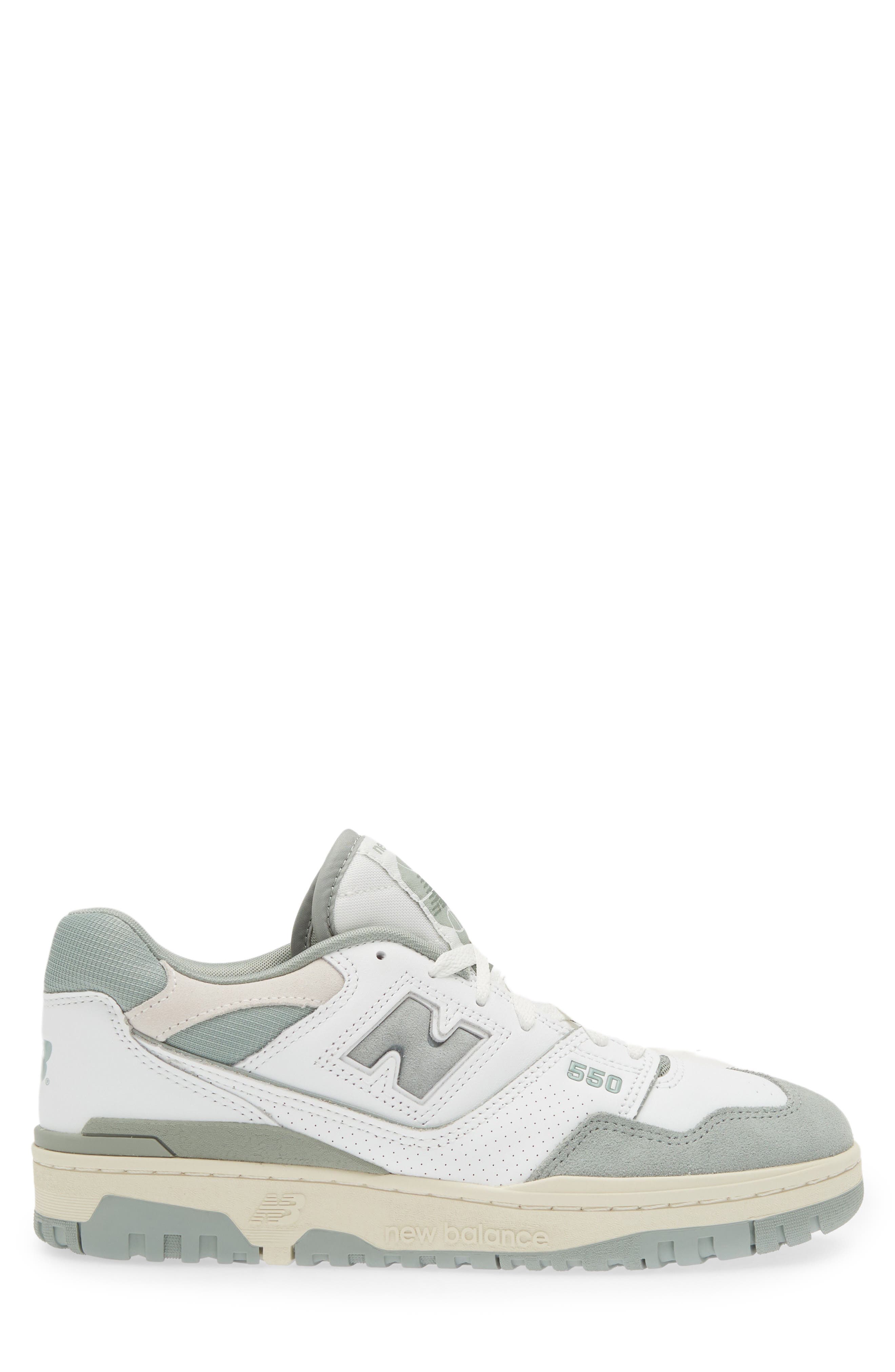 550 Basketball Sneaker, Alternate, color, WHITE/ JUNIPER GREEN