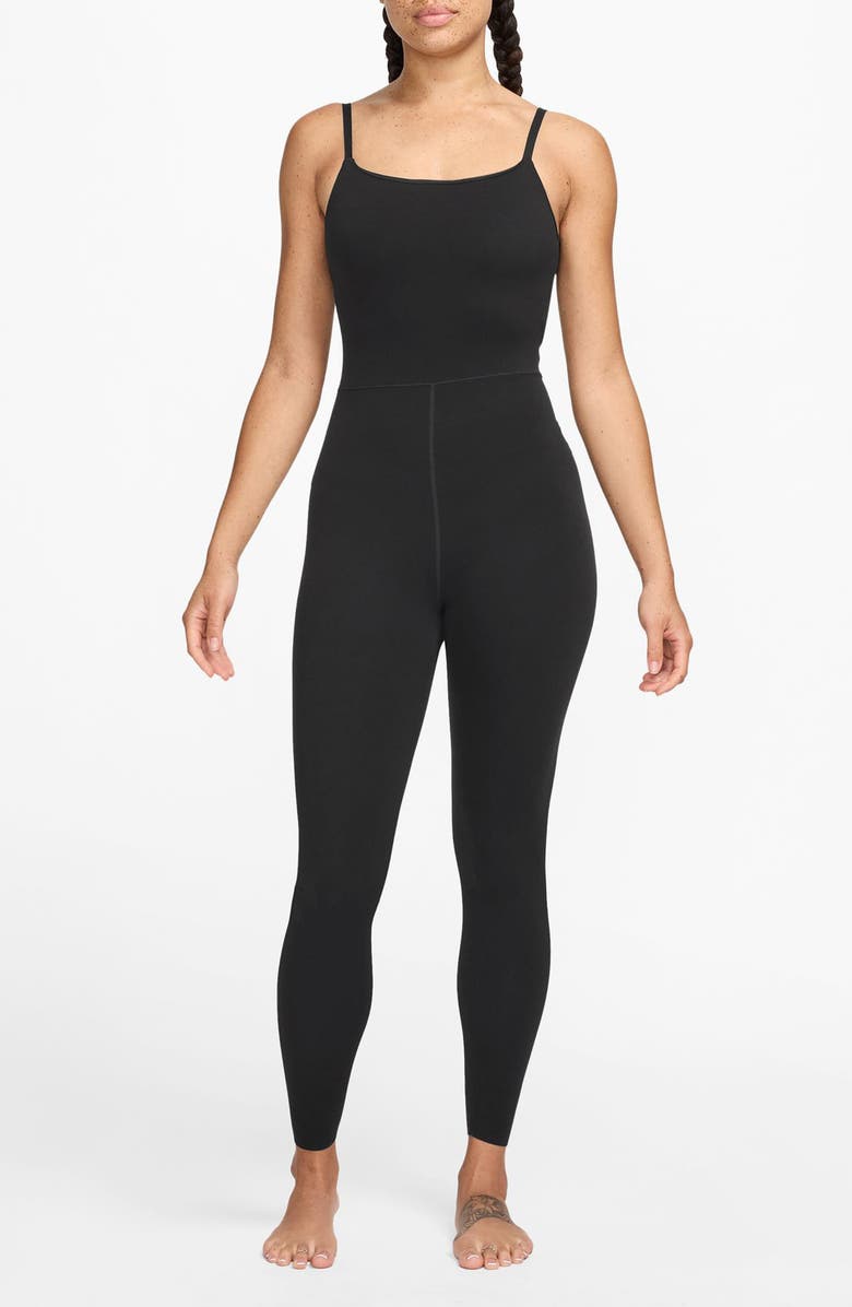 Nike Zenvy Dri-FIT 7/8 Bodysuit, Main, color, 