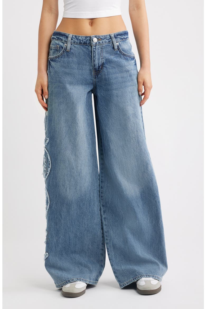 Fit With Love Wide Leg Jeans, Main, color, MEDIUM BLUE