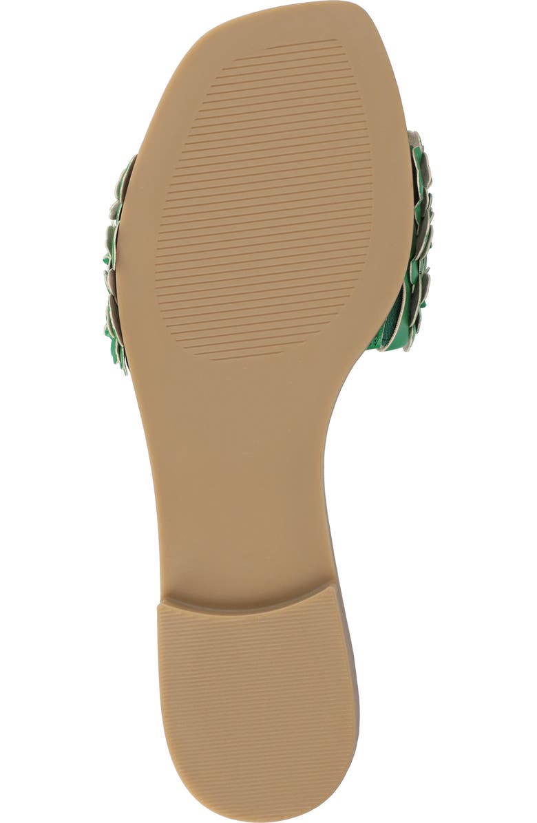 Journee Collection Azalea Slide Sandal, Alternate, color, Green