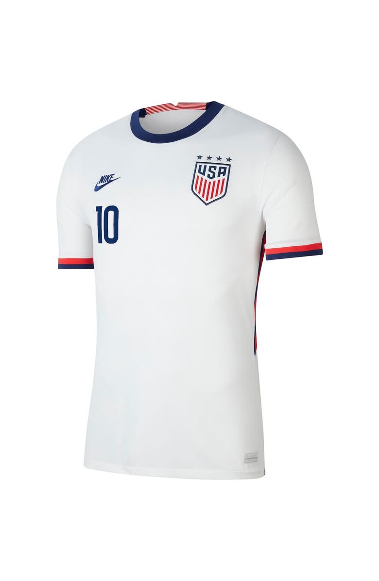 Nike Men's Nike Carli Lloyd White USWNT 2020 Home Stadium Breathe Replica Jersey, Alternate, color, 