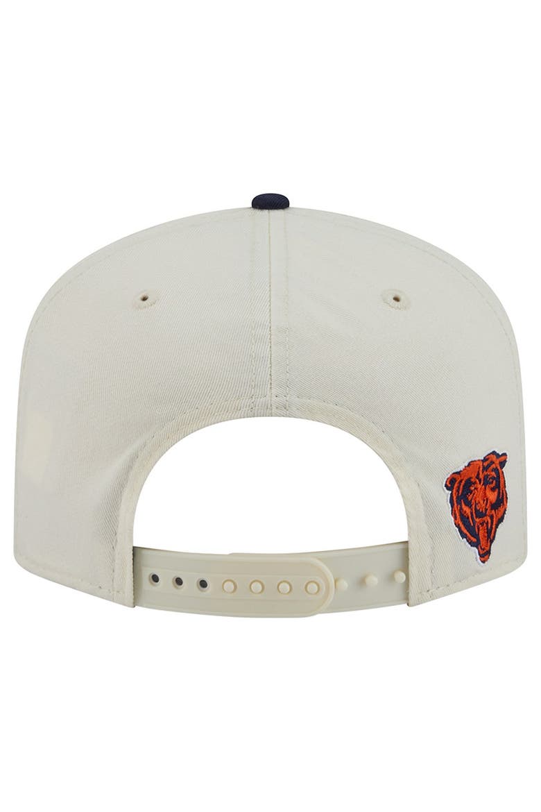 Men's New Era Cream Chicago Bears Script 19TWENTY Adjustable Hat, Alternate, color, Cream