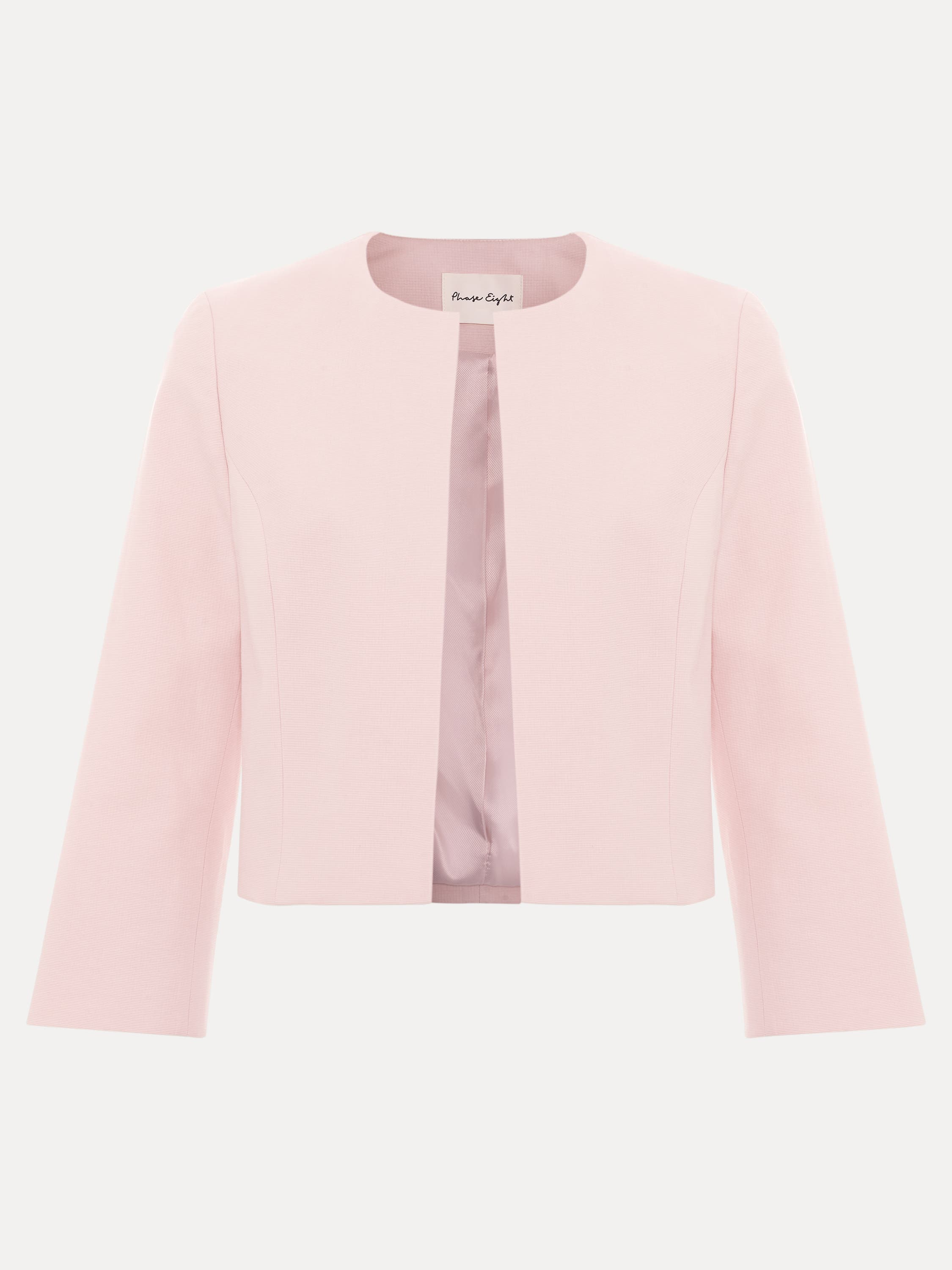 Cropped Round Neck Jacket - image 2