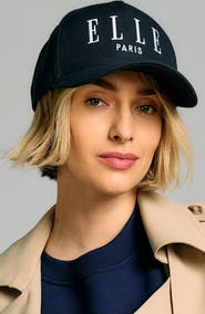 ELLE Collection ELLE logo Baseball Cap