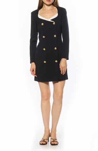 Zuri Long Sleeve Double Breasted Blazer Dress