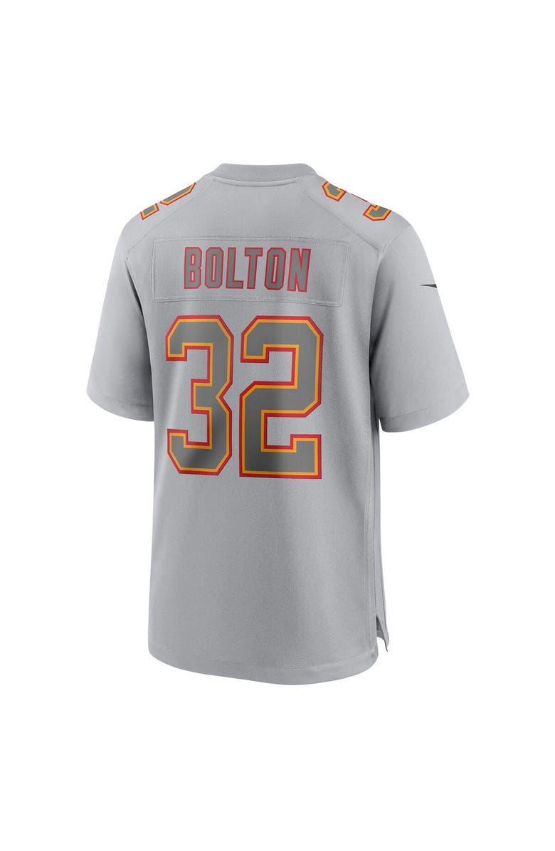 Nike Men's Nike Nick Bolton Gray Kansas City Chiefs Super Bowl LVII Patch Atmosphere Fashion Game Jersey, Alternate, color, 