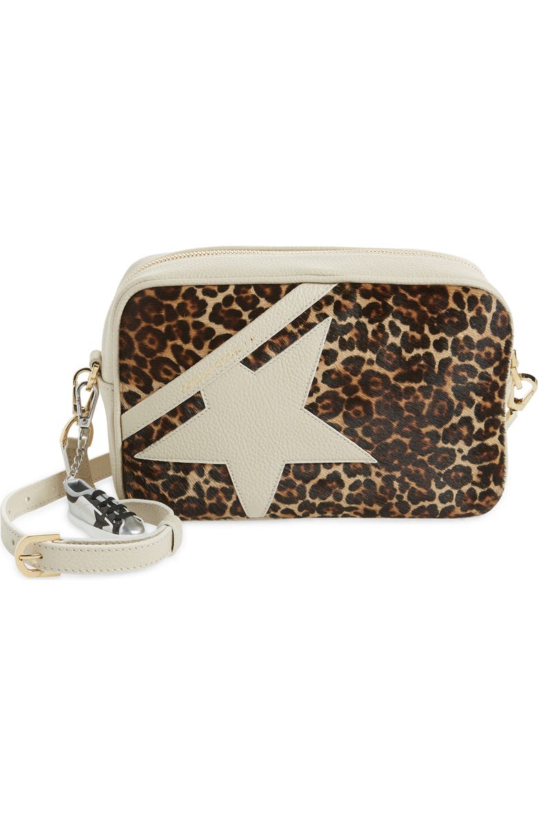 Golden Goose Star Metallic Leather Camera Bag, Main, color,