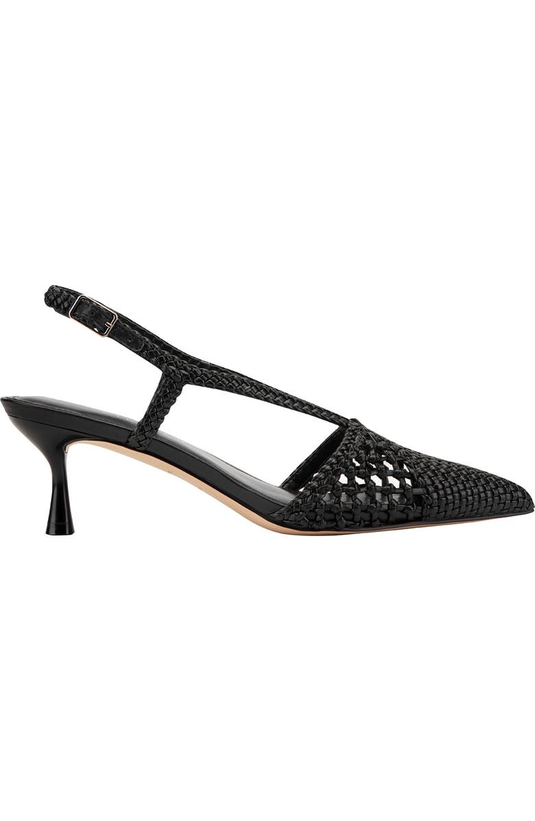 Marc Fisher Reagan Slingback Pump, Alternate, color, Black