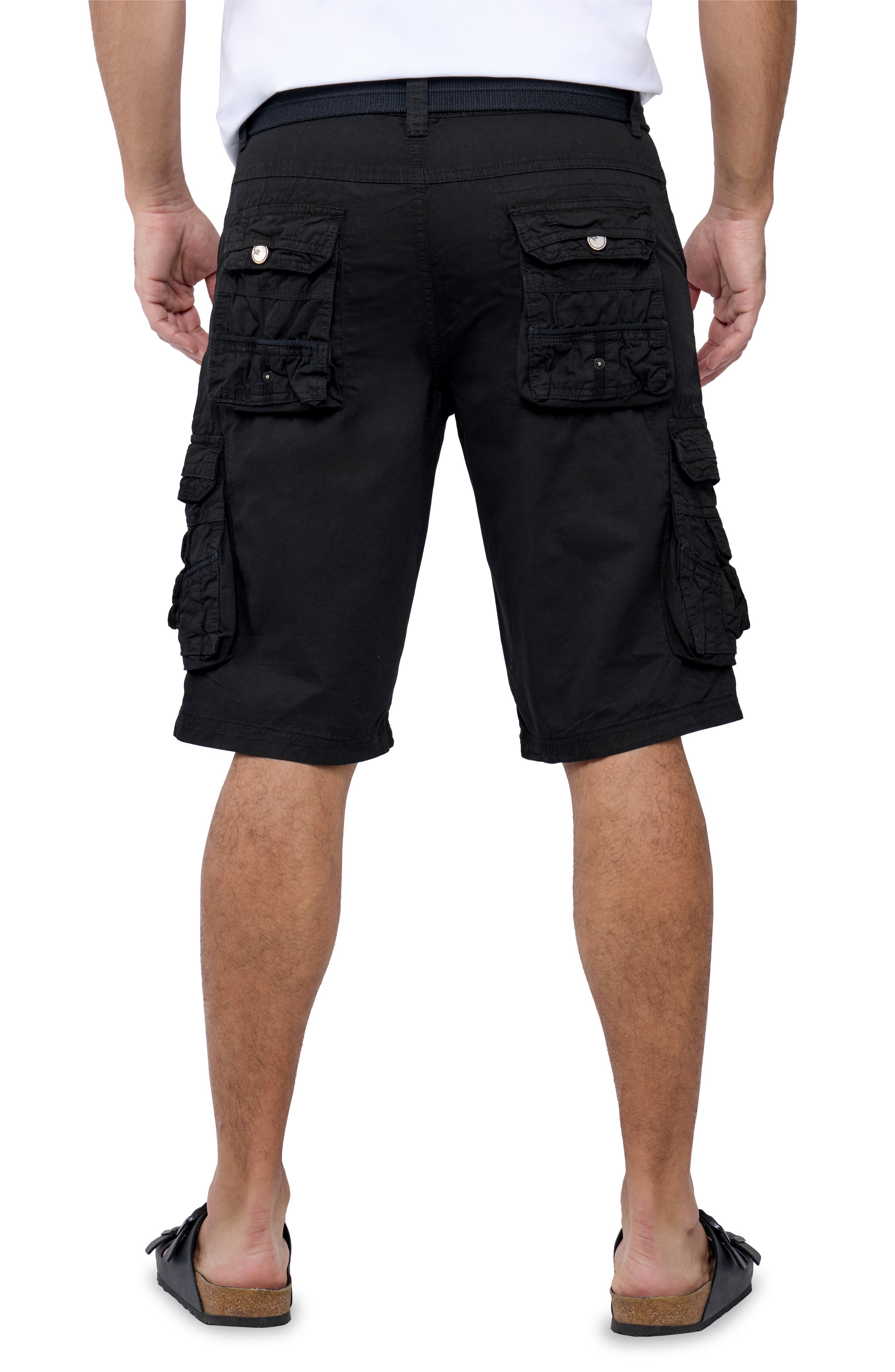 Belted Snap Detail Cargo Pants - image 2