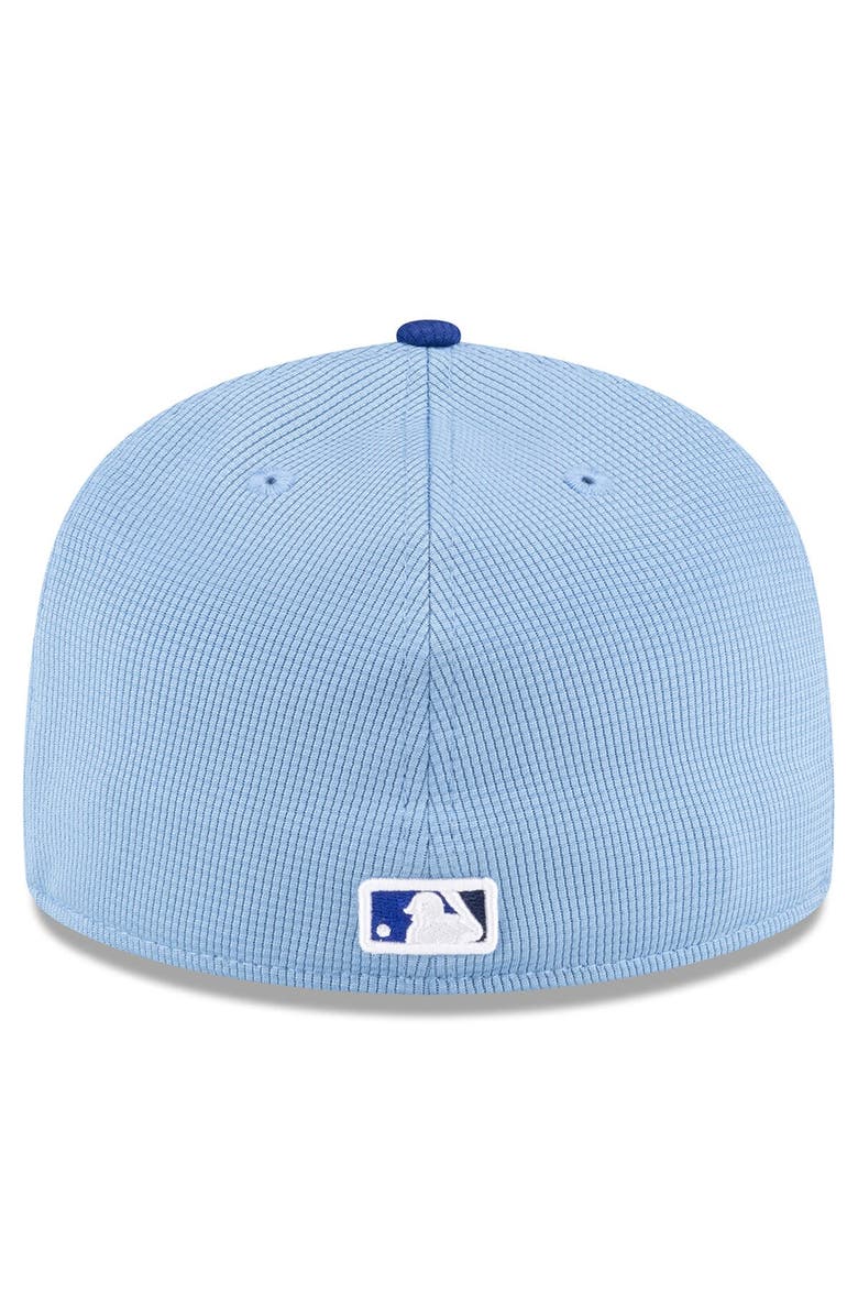 New Era Men's New Era  Light Blue Toronto Blue Jays 2024 Batting Practice 59FIFTY Fitted Hat, Alternate, color, 