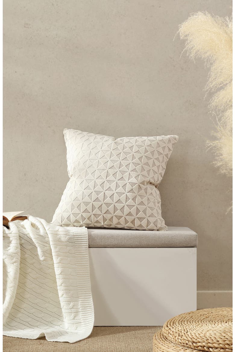 Alexia Accent Pillow, Alternate, color, IVORY/ GREY