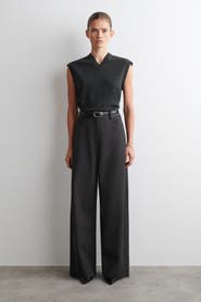 COS Regular Wool-Blend Wide-Leg Pants