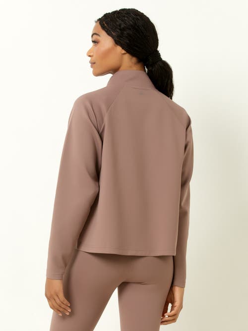 Single Stitch Performance 1/4 Zip Pullover In Neutral