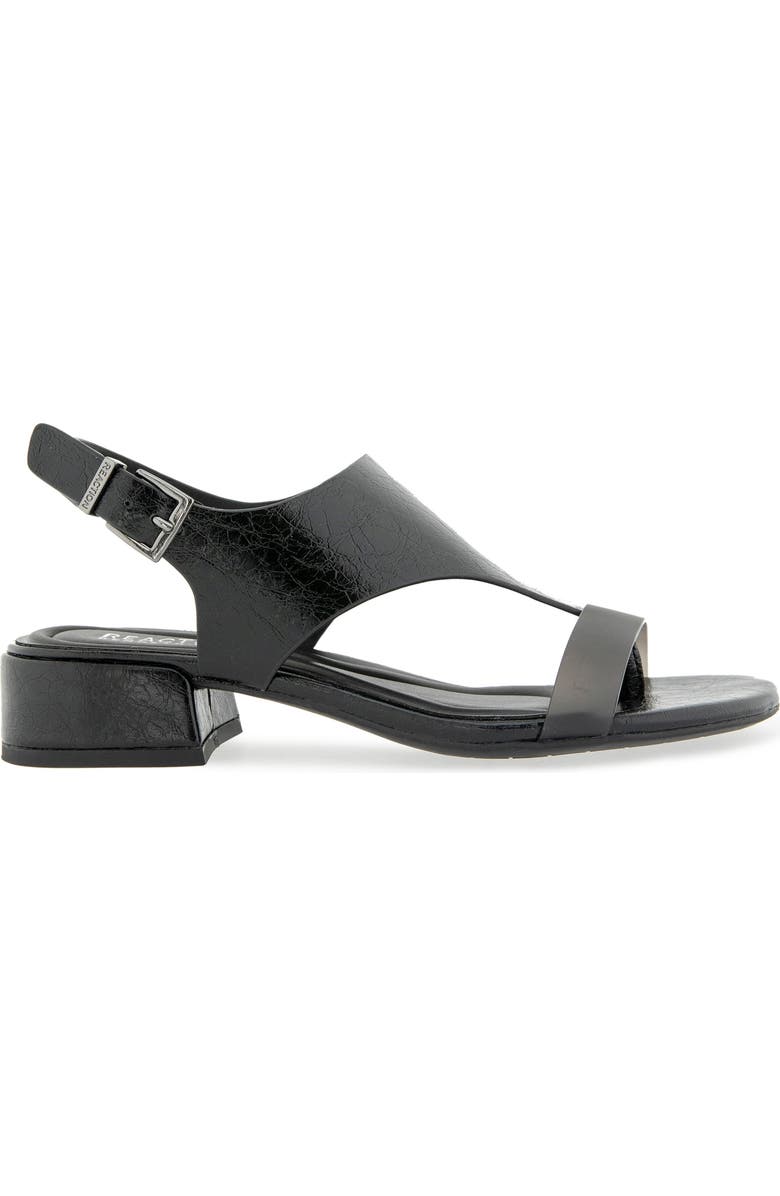 Reaction Kenneth Cole Kure Block Heel Sandal, Alternate, color, Black