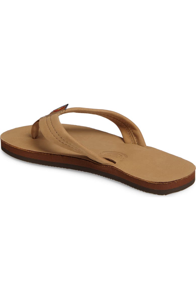 Rainbow<sup>®</sup> Rainbow Leather Sandal, Alternate, color, Sierra