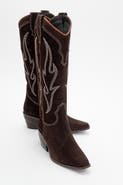 Forever & Always Shoes Pietro Leather Western Knee High Boot
