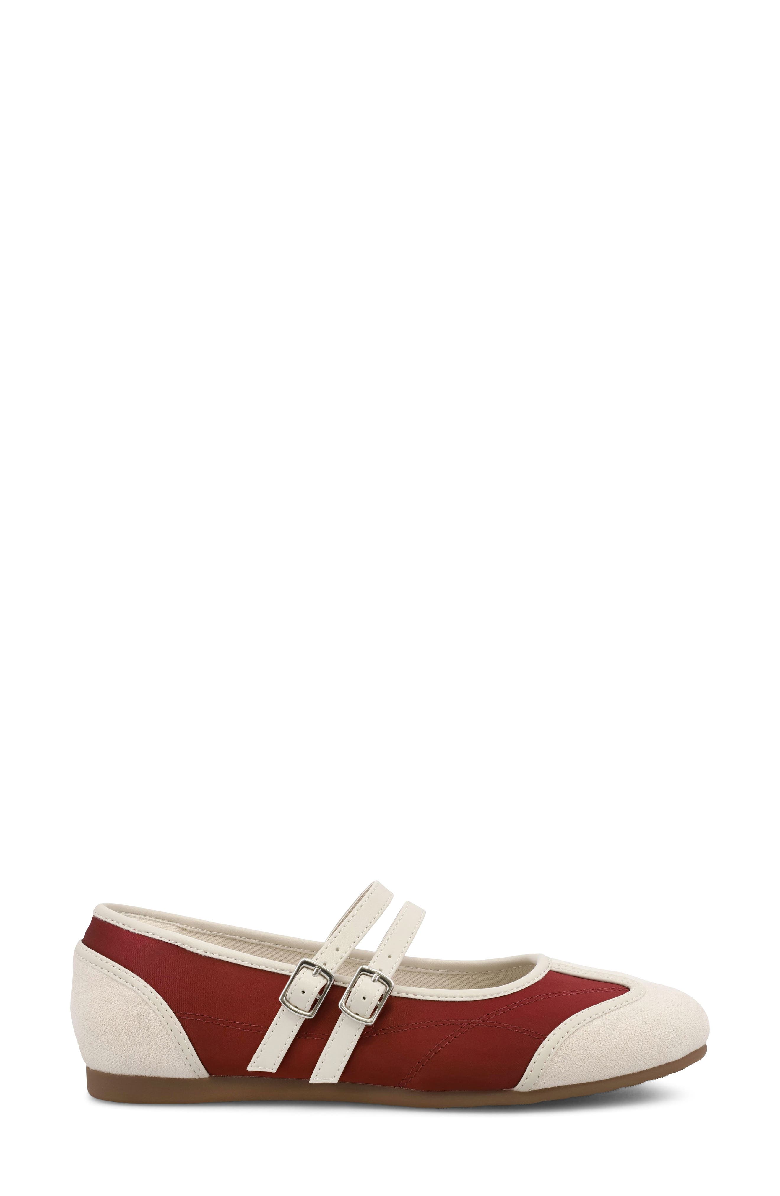 Sorelle Mary Jane Flat, Alternate, color, SANGRIA/ CREAM
