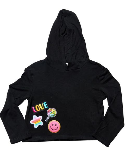 Girls' Butter Fleece Hooded Crop Sweatshirt - Big Kid