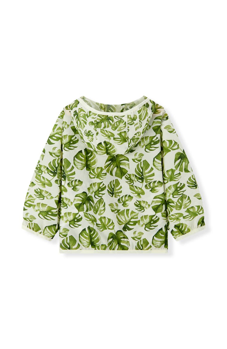 Milkbarn Sun Shield Windbreaker Jacket, Alternate, color, Island Leaf