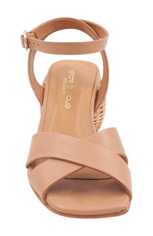 Andre Assous André Assous Winona Ankle Strap Sandal In Camel