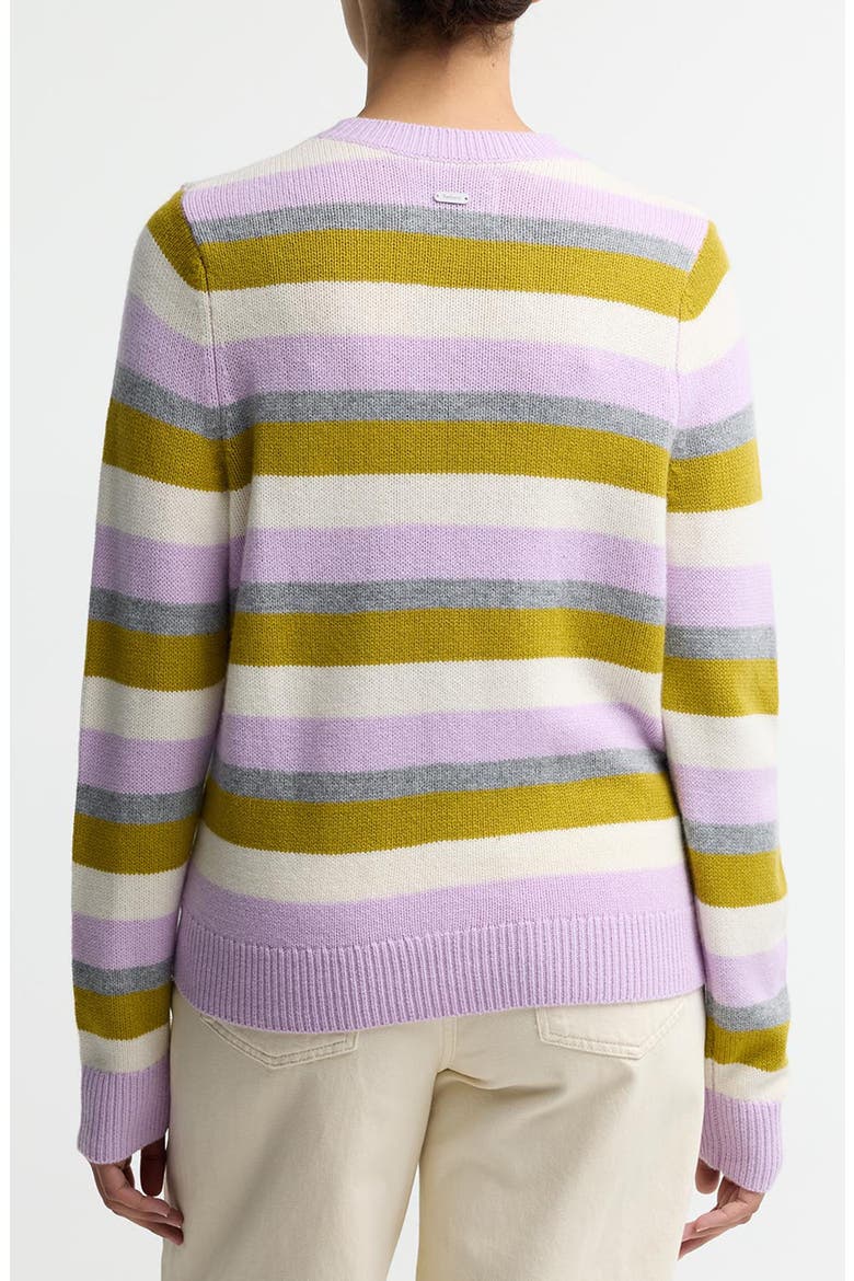 Woodhouse Striped Wool & Cashmere Sweater, Alternate, color, FROSTED HEATHER MULTI