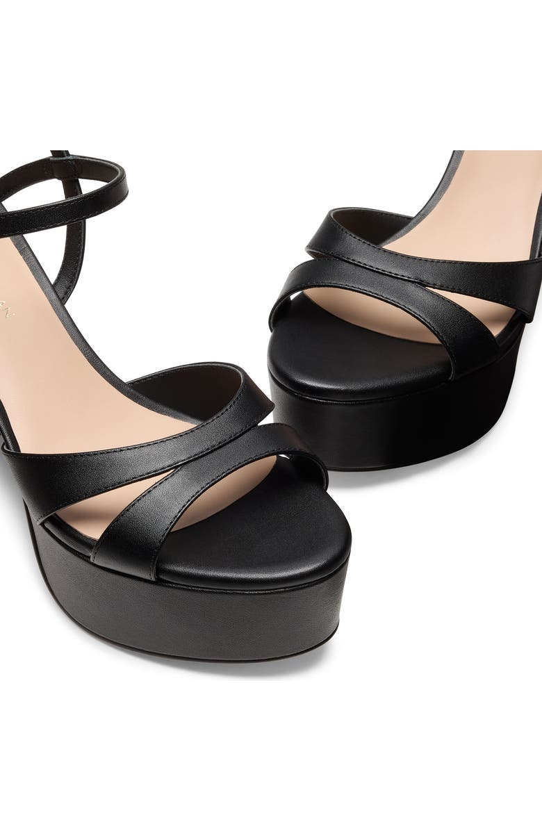 Stuart Weitzman Maia Platform Sandal, Alternate, color, Black