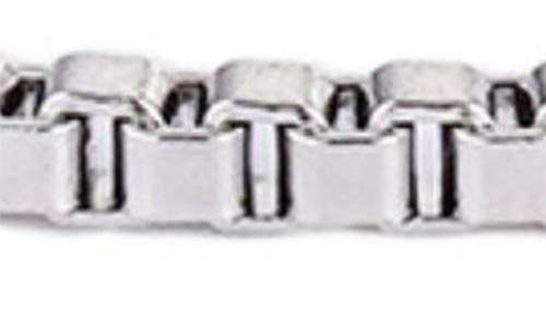 Adornia Tarnish Resistant Silver Chain Bracelet Set In Silver