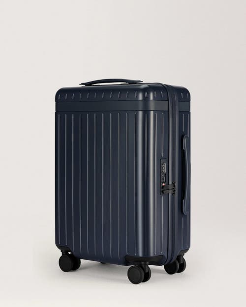 Carl Friedrik The Carry-on Zipped Suitcase In Navy/navy