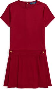Polo Ralph Lauren Kids' Pleat Ponte Dress