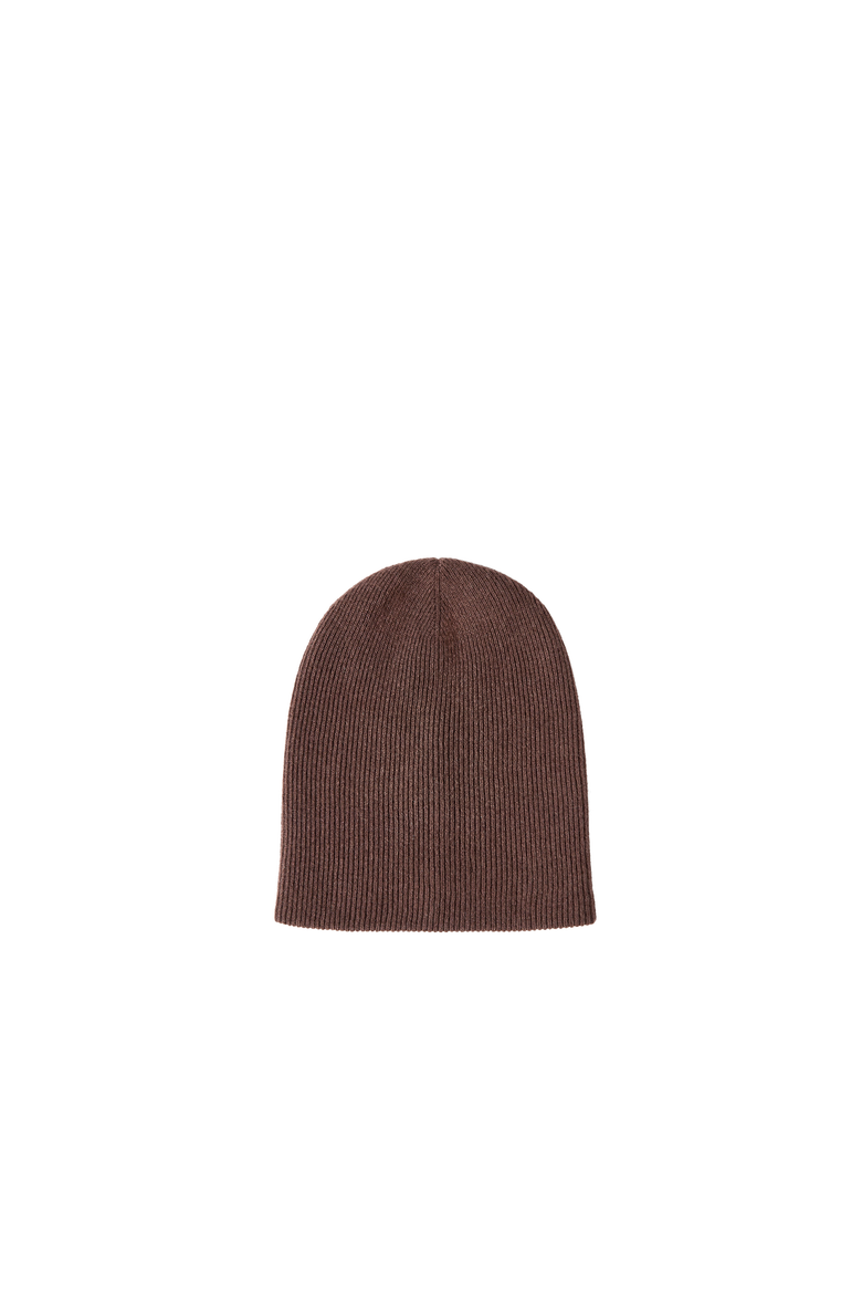Cashmere English rib knit beanie, Alternate, color, Pine Cone Brown