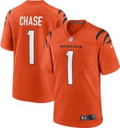 Nike Men's Nike Ja'Marr Chase Orange Cincinnati Bengals Alternate Game Jersey