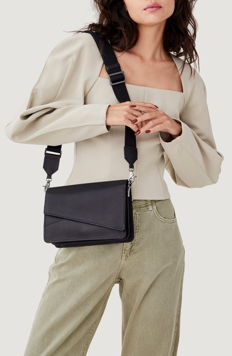 Botkier Crosstown Leather Crossbody Bag, Alternate, color,