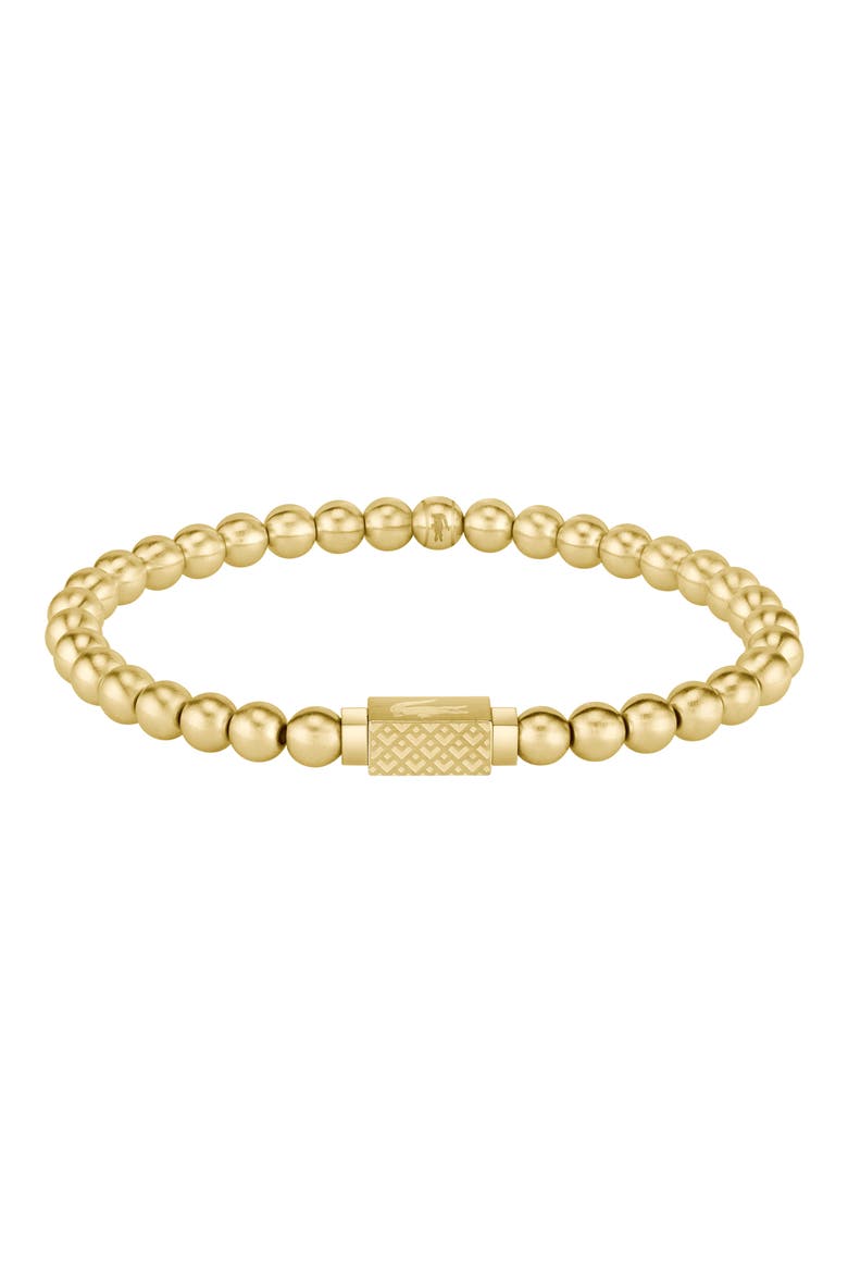 Men's Matchpoint Beaded Bracelet, Main, color, GOLD