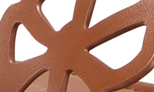 Stuart Weitzman Jasmine Leather Cutout Thong Sandals